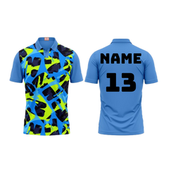 Next Print Customized Polo Neck Skyblue Jersey Design 47