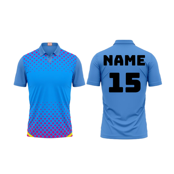Next Print Customized Polo Neck Skyblue Jersey Design 44