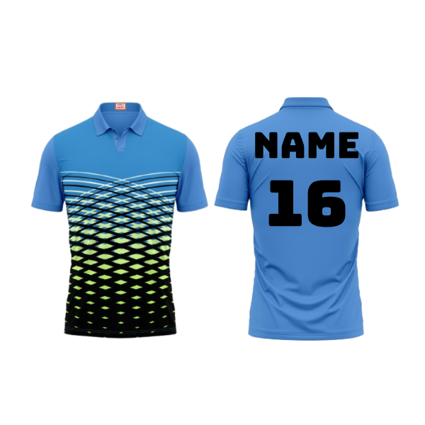 Next Print Customized Polo Neck Skyblue Jersey Design 42