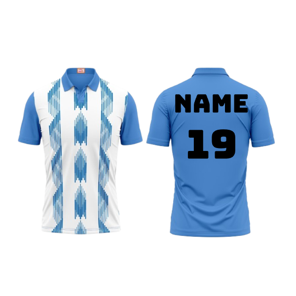 Next Print Customized Polo Neck Skyblue Jersey Design 35