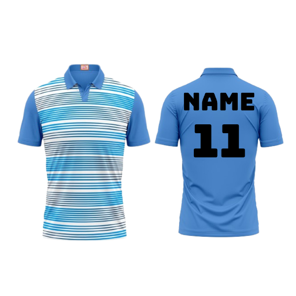 Next Print Customized Polo Neck Skyblue Jersey Design 34