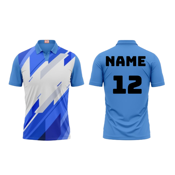 Next Print Customized Polo Neck Skyblue Jersey Design 33
