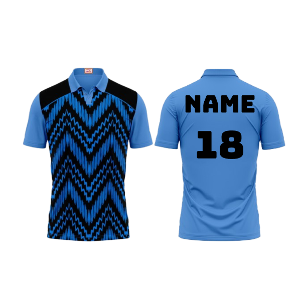 Next Print Customized Polo Neck Skyblue Jersey Design 26