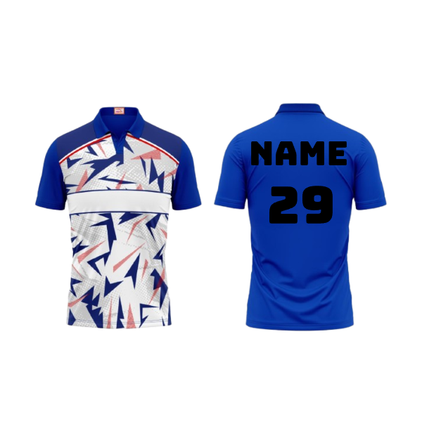 Next Print Customized Polo Neck Royal Blue Jersey NPTS30