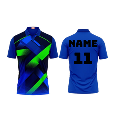 Next Print Customized Polo Neck Royal Blue Jersey NPTS29