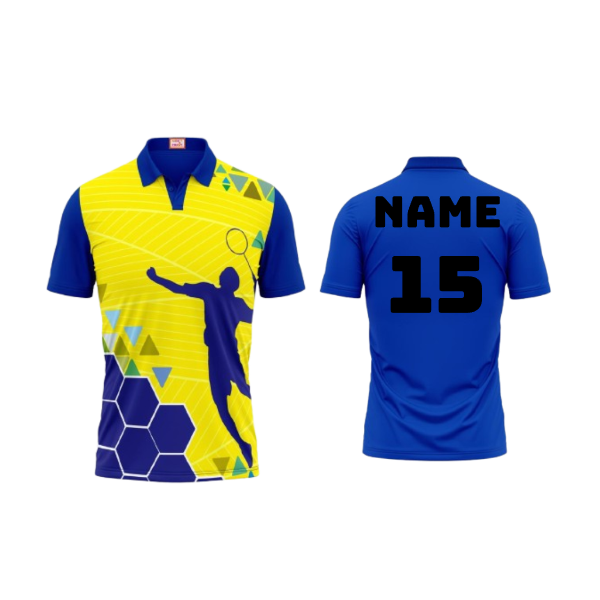 Next Print Customized Polo Neck Royal Blue Jersey NPTS24