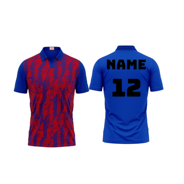 Next Print Customized Polo Neck Royal Blue Jersey NPTS11