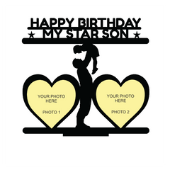 Happy Birthday My Star Son Stand Frame
