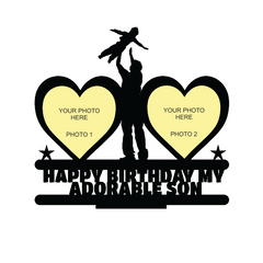 Happy Birthday My Adorable Son Stand Frame