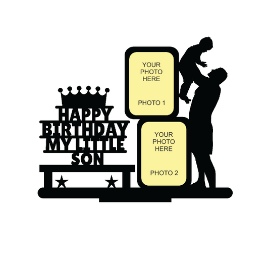 Happy Birthday My Little Son Stand Frame