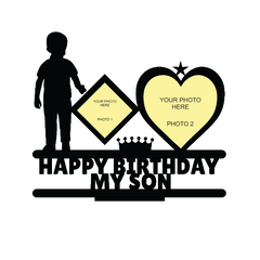 Happy Birthday My Son Stand Frame