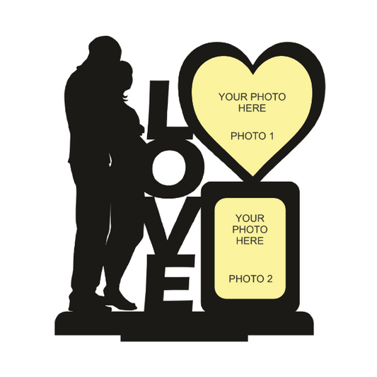 HEART SHAPE LOVE STAND FRAME 48
