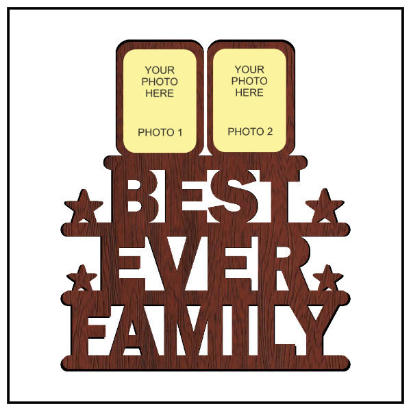 Best Ever Family Wall Frame