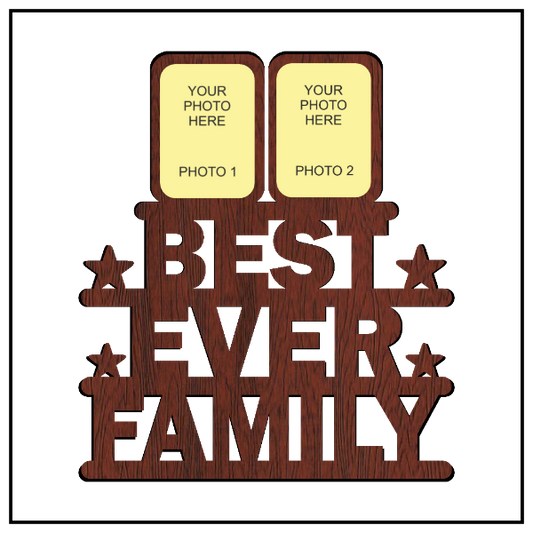 Best Ever Family Wall Frame