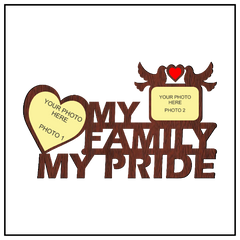 My Family My Pride Wall Frame