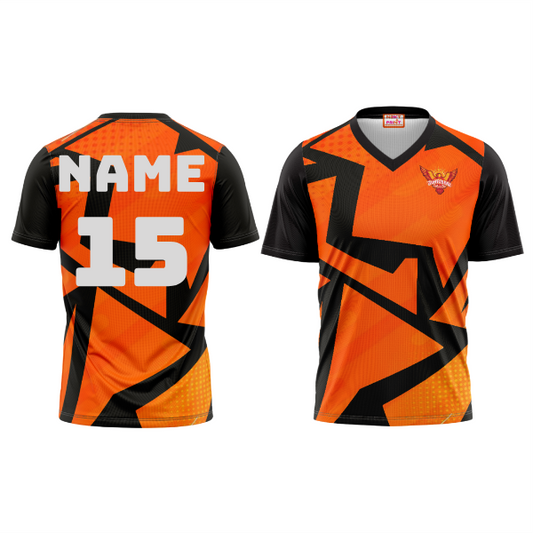 Next Print Ipl Hyderabad Printed V Neck Jersey