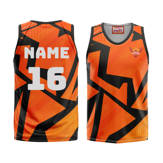 Next Print Ipl Hyderabad Printed Basketball Jersey