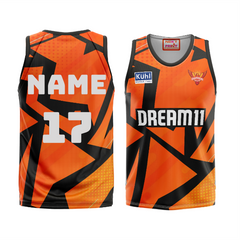 Next Print Ipl Hyderabad Printed Basketball Jersey