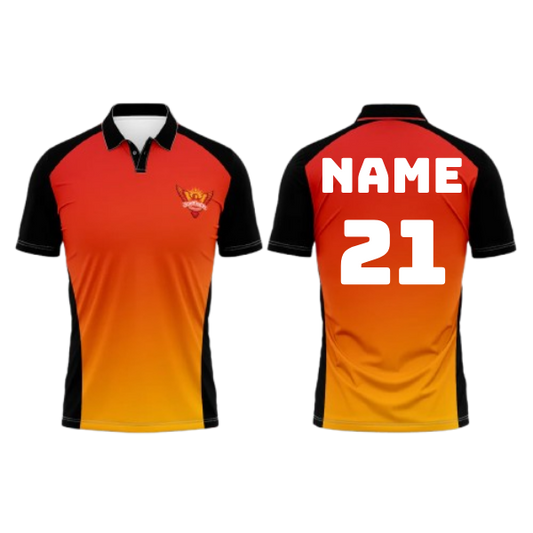 Next Print Ipl Hyderabad Printed Polo Collar Jersey.
