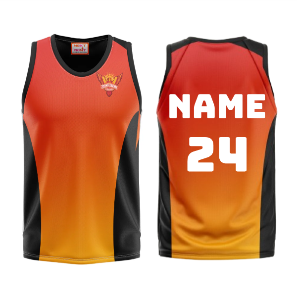 Next Print Ipl Hyderabad Design Basketball Jersey