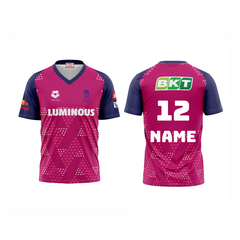 Next Print Ipl Rajasthan Royals Printed V Neck Jersey