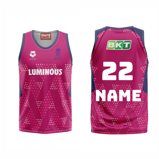 Next Print Ipl Rajasthan Royals Printed Basketball Jersey