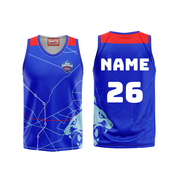 Next Print Ipl Delhi Capitals Printed Basketball Jersey