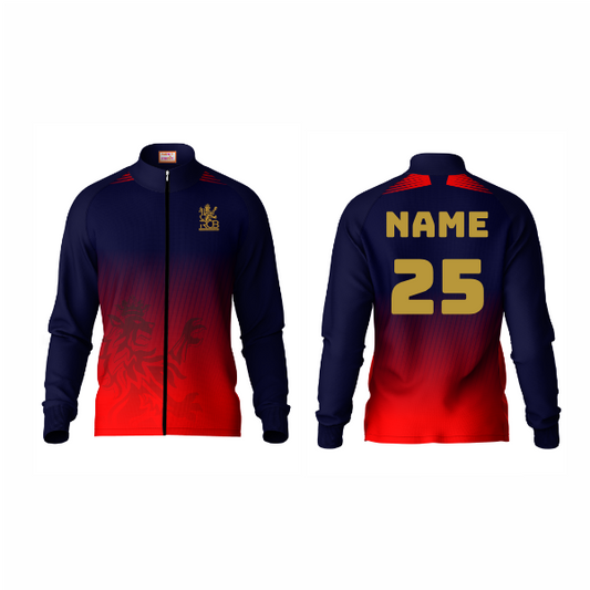Next Print Customised Ipl Royal Challengers Bengaluru Printed  2025 Jersey Jacket