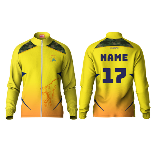 Next Print Customised Ipl Chennai Super Kings Printed Jacket