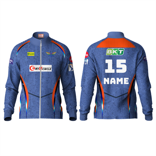 Next Print Customised Ipl Lucknow Super GiantsPrinted Jacket