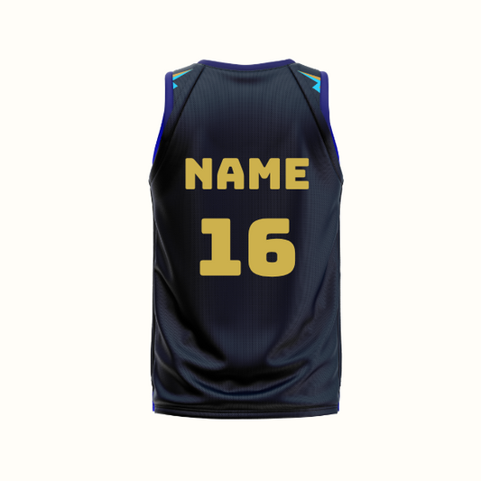 Next Print Ipl Gujrat Design Basketball Jersey