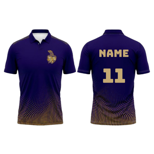 Next Print Ipl Kolkata Printed Polo Collar Jersey.