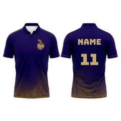 Next Print Ipl Kolkata Printed Polo Collar Jersey.
