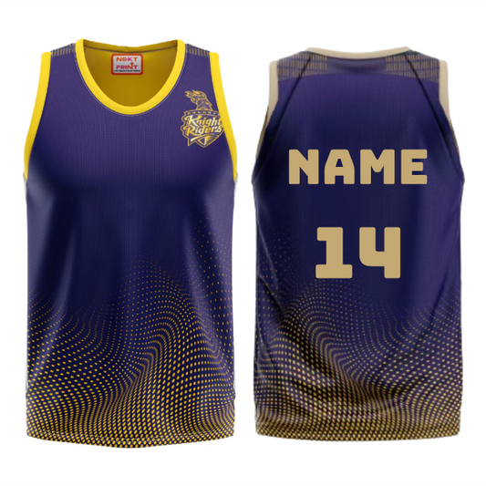 Next Print Ipl Kolkata Design Basketball Jersey