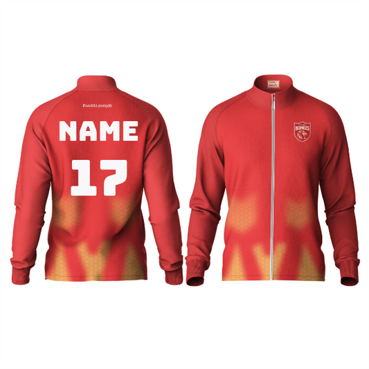 Next Print Customised Ipl Punjab Kings Printed Jersey Jacket