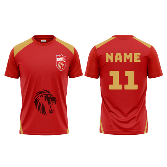 Next Print Ipl Punjab Customisable round neck jersey