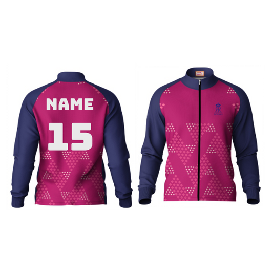 Next Print Ipl Rajasthan Royals Printed jacket Jersey
