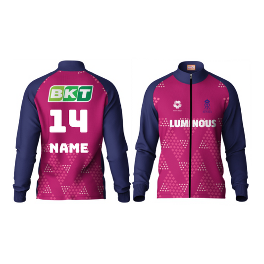 Next Print Ipl Rajasthan Royals Printed jacket Jersey