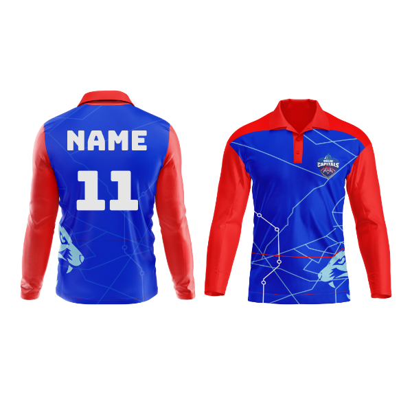 Next Print Ipl Delhi Capitals Printed Jersey full sleeves