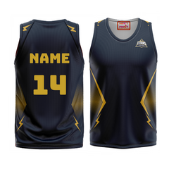 Next Print Customisable  Ipl Gujrat Basketball  jerse