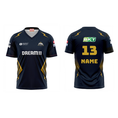 Next Print Customisable  Ipl Gujrat V Neck jersey