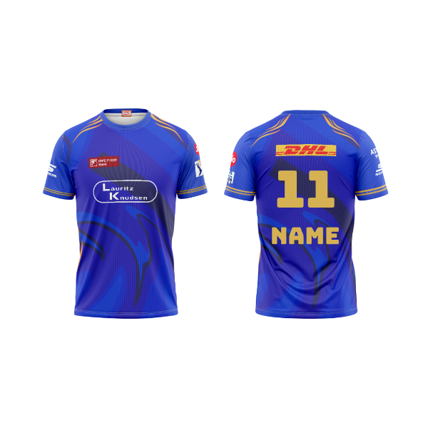 Next Print Customised  Mumbai  Jersey  Printed Round Neck