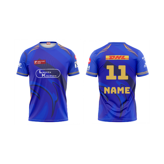 Next Print Customised  Mumbai  Jersey  Printed Round Neck