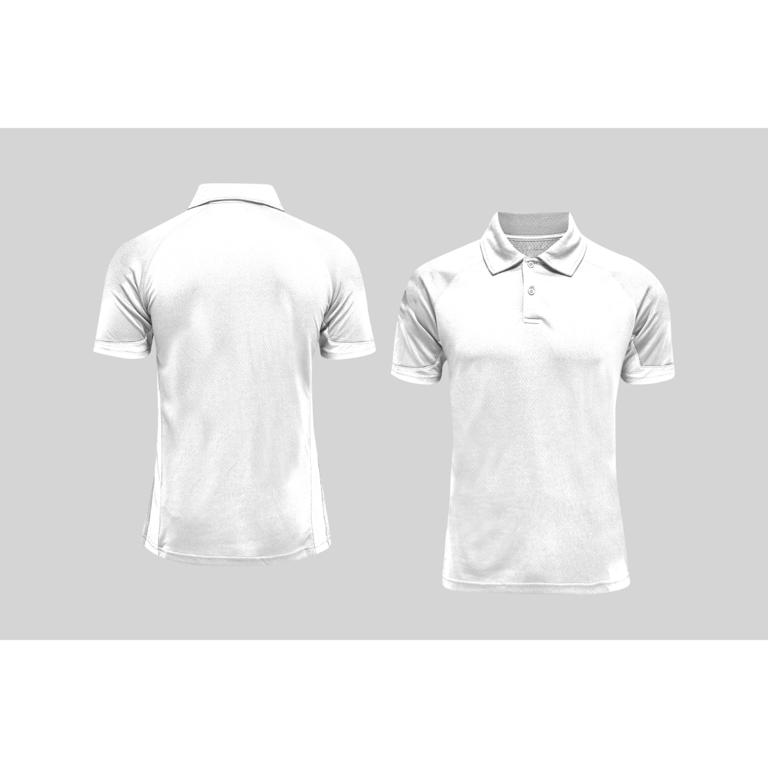 Next Print Cricket Polo Half White Customized Jersey NPCWH00A204