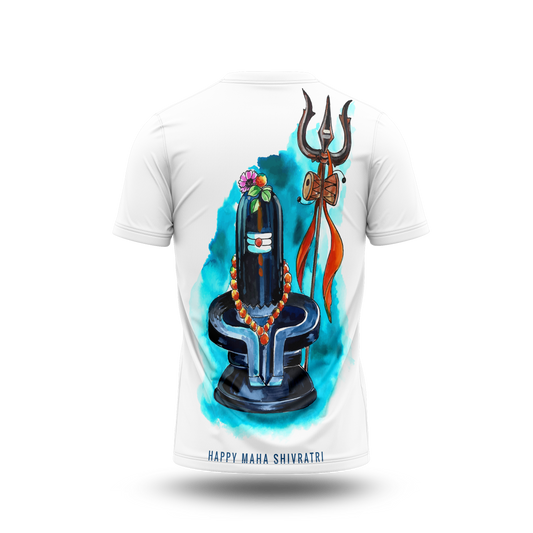 Maha Shivaratri Photo Printed Tshirt