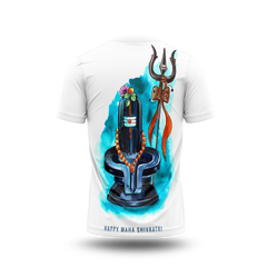 Maha Shivaratri Photo Printed Tshirt