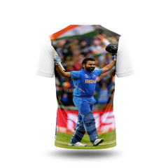 Rohit Sharma Photo Printed T-Shirt.