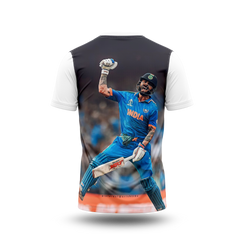 Virat Kohli Photo Printed T-Shirt.