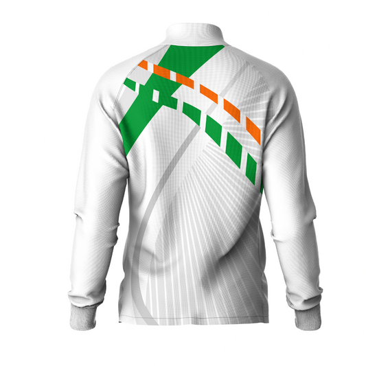 Next Print Printed White Jacket.