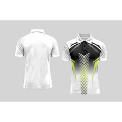Next Print Cricket Polo Half White Customized Jersey NPCWH00A20